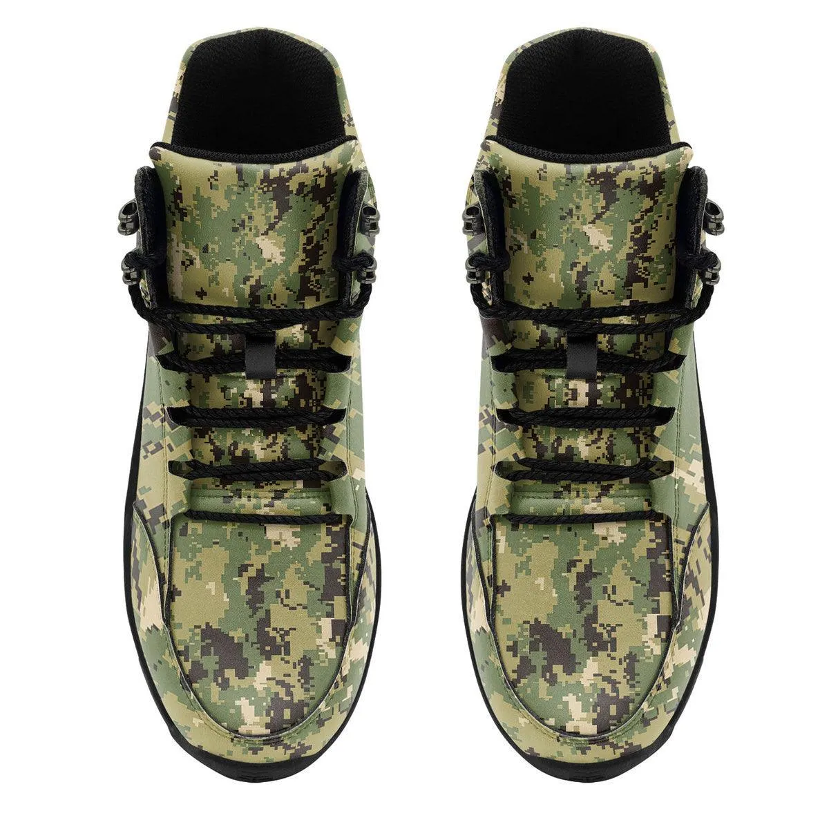 American Navy Working Uniform (NWU) Type III (AOR-2) Woodland Camo Hiking Shoes