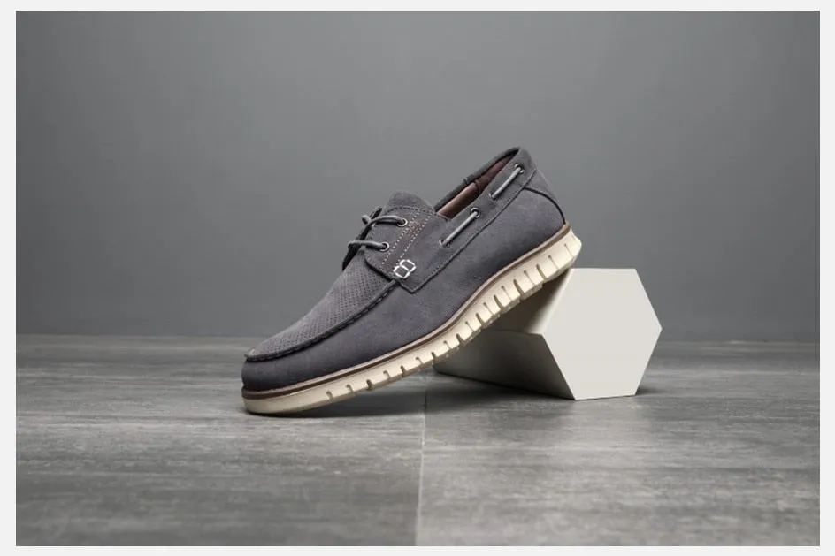 Angelo Ricci™ Autumn Cow Suede Office Style Loafers