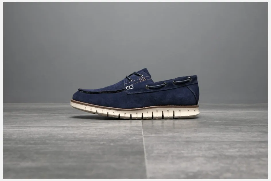 Angelo Ricci™ Autumn Cow Suede Office Style Loafers