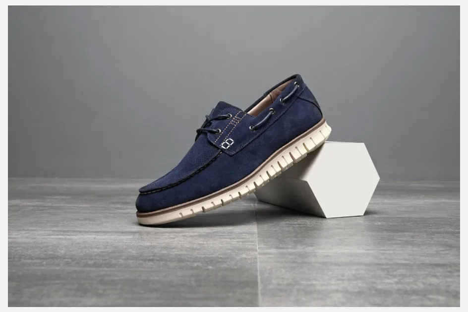 Angelo Ricci™ Autumn Cow Suede Office Style Loafers