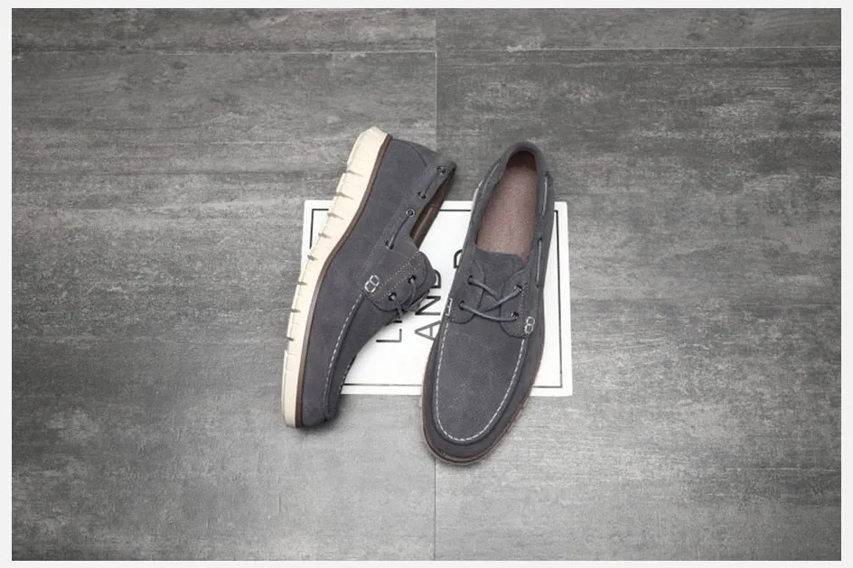 Angelo Ricci™ Autumn Cow Suede Office Style Loafers