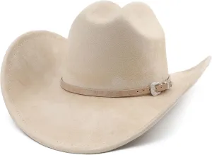 Big Cowboy Hat for Women Men Wide Brim Cowgirls Beach Cattleman Western Cowboys Hat