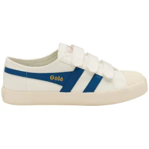 Coaster Velcro Trainer (Off White   Vintage Blue)