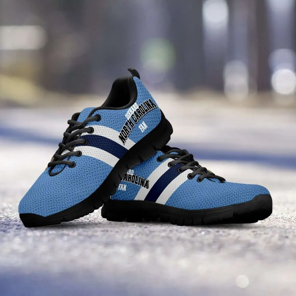 Diehard North Carolina Fan Mesh Fabric Running Shoes