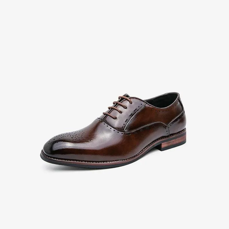 Elegant Oxford Leather Shoes Formal