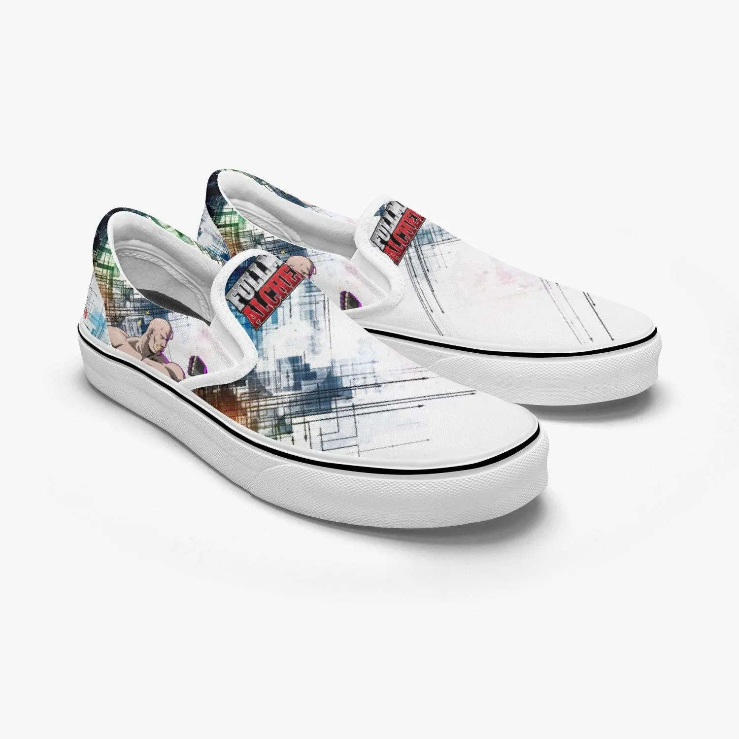 Fullmetal Alchemist Alex Slip Ons Anime Shoes