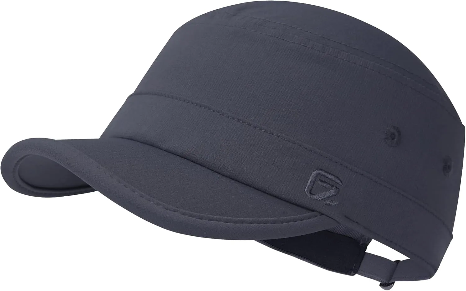GADIEMKENSD Stretch Army Cap Cadet Military Hats Flat Top Baseball Cap Short Bill Breathable