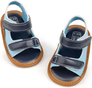 HsdsBebe Infant Baby Boys Girls Summer Beach Sandals Breathable Athletic Anti-slip Soft Sole Newborn First Walker Crib Shoes