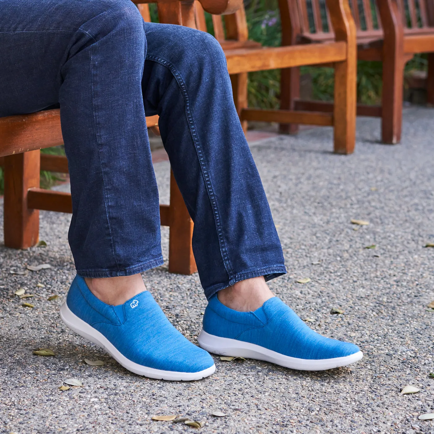 Men's Slip-Ons Bright Blue - Special Offer