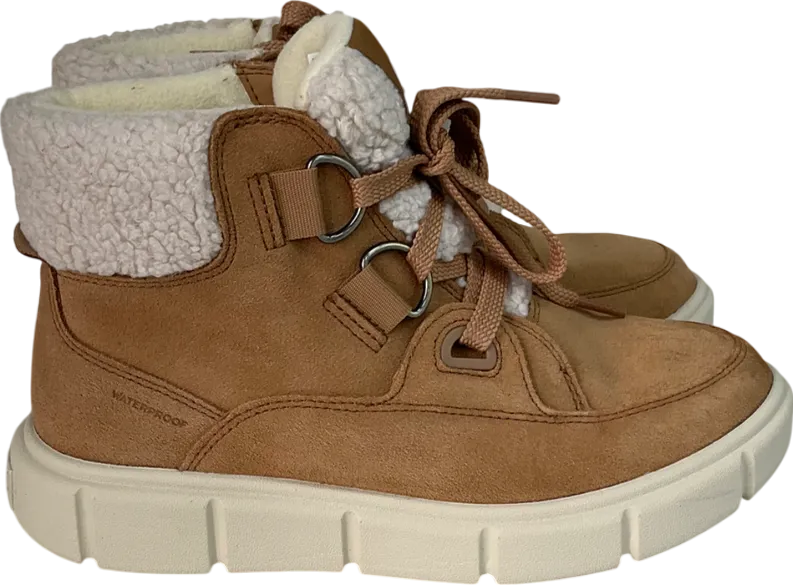 SOREL Beige Lace Waterproof Lace-up Boots UK 4 EU 37 👠