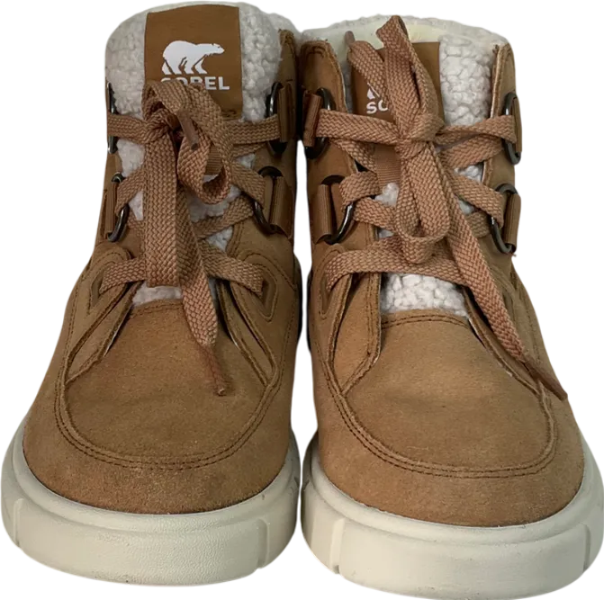 SOREL Beige Lace Waterproof Lace-up Boots UK 4 EU 37 👠
